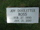 Joy Doolittle Ross Photo