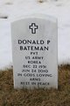 Pvt Donald P. Bateman