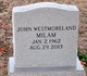 John Westmoreland Milam Photo