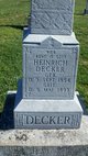  Heinrich “Henry” Decker