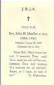 Rev Fr John Herbert “Curly” Mueller