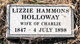  Elizabeth “Lizzie” <I>Hammons</I> Holloway
