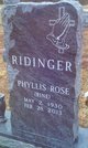  Phyllis Rose <I>Rine</I> Ridinger