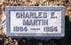  Charles E Martin