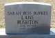 Sarah Bess Burkes Lane-Rushton Photo