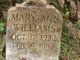 Mary Ann Williams