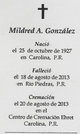  Mildred Rodrigues Gonzalez