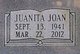  Juanita Joan <I>Rogers</I> Hill