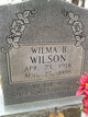  Wilma Bernice <I>Warbington    Epps</I> Wilson
