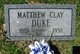 Matthew Clay Duke Photo
