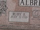  Ruby E <I>Apple</I> Albright