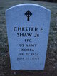 PFC Chester Earl Shaw Jr. Photo