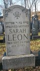  Sarah <I>Monstein</I> Leon