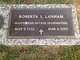  Roberta Lee <I>Sisco</I> Lanham
