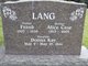  Frank G Lang