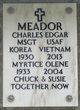 Charles Edgar “Chuck” Meador Photo