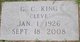 Grover Cleveland “Lightnin'” King Jr. Photo