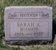  Sarah A. <I>Wiley</I> Bishop