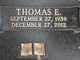  Thomas Edward “Tom” Hovis