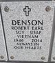 Sgt Robert Earl Denson Photo