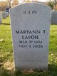  Maryann Therese <I>Fayden</I> Lavoie