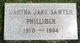  Martha Jane <I>Sawyer</I> Philliber