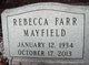 Rebecca Eleanor “Becky” Farr Mayfield Photo