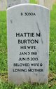  Hattie Margaret “Marge” <I>Stinebaugh</I> Burton