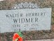  Walter Herbert Widmer