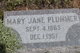  Mary Jane <I>White</I> Plummer