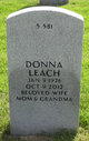  Donna Jean <I>Hollopeter</I> Leach