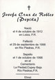  Josefa Francisca “Pepiña” <I>Cruz</I> Moscoso