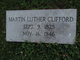  Martin Luther Clifford