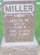  Maude May <I>Hildebrand</I> Miller