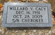  Willard Vernon Cacy