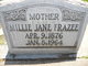  Permilla Jane “Millie” <I>Jones</I> Frazee