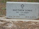 Matthew “Bud” Lewis Photo