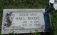  Lillie Mae <I>Hall</I> Boone