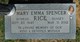  Mary Emma <I>Spencer</I> Rice