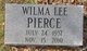 Wilma Lee Pierce Photo