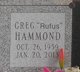 Gregory Dean “Rufus” Hammond Photo