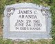 Profile photo:  James C Aranda