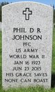 PFC Phil D R Johnson Photo