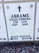  Louis Edward Abrams
