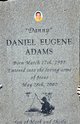 Profile photo:  Daniel Eugene “Danny” Adams