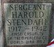 1SGT Harold Norman Stendahl