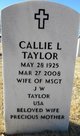 Callie Lou Welch Taylor Photo