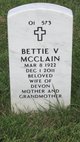  Bettie V. McClain