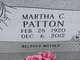 Martha C. Patton Photo