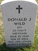 Donald Joseph Wild